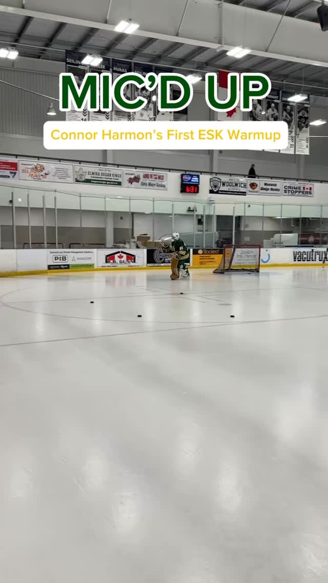 We Mic’d up @connorharmon33 for his first warmup with the Sugar Kings. Make sure you watch until the end 🤭

#elmirasugarkings #gohl #proudtobeaking