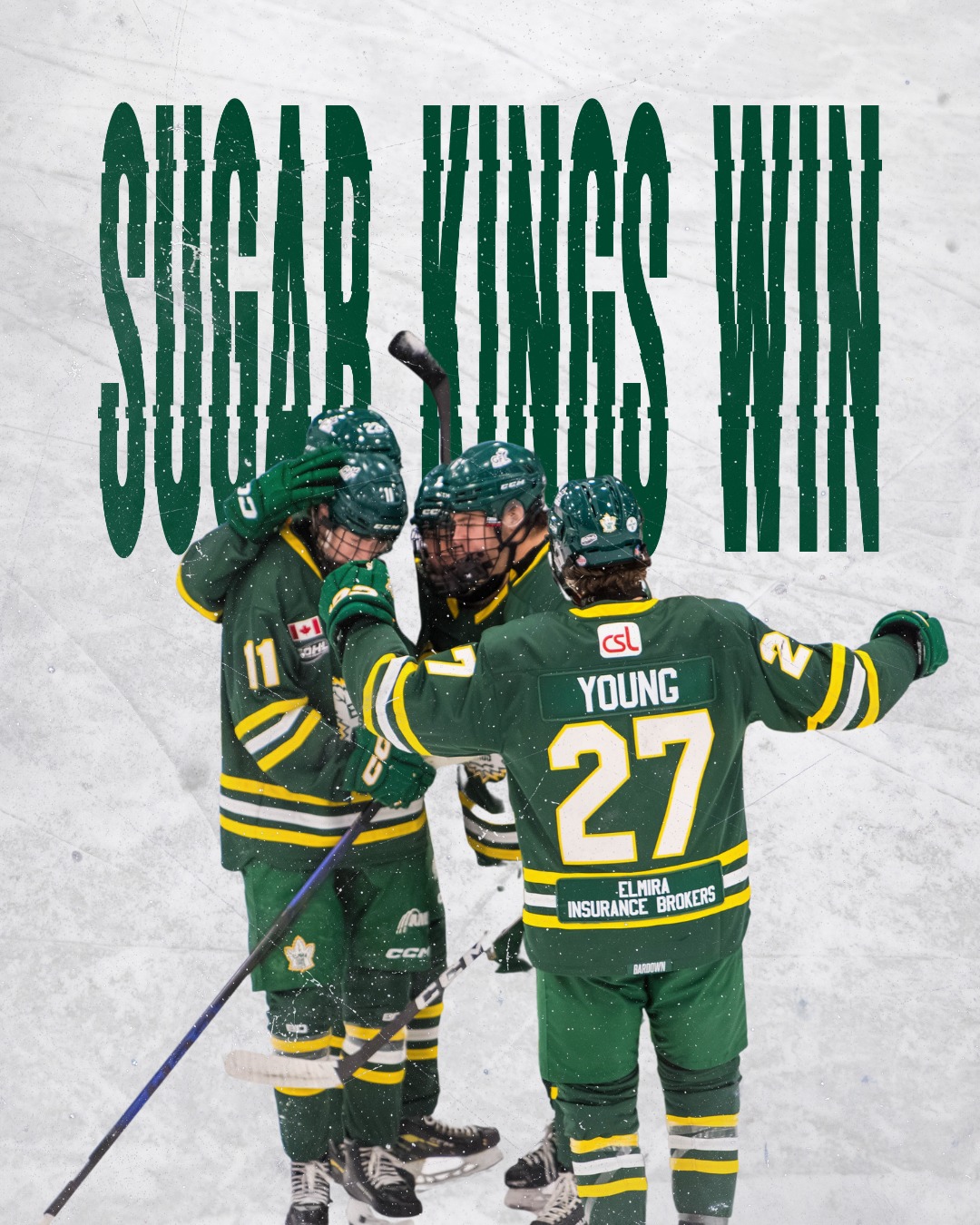 SHOOTOUT WIN!! The Sugar Kings pulled through in the shootout and finished the game 5-4! Next game is Wednesday night at home against Chatham!

 #elmirasugarkings #proudtobeaking #gohl