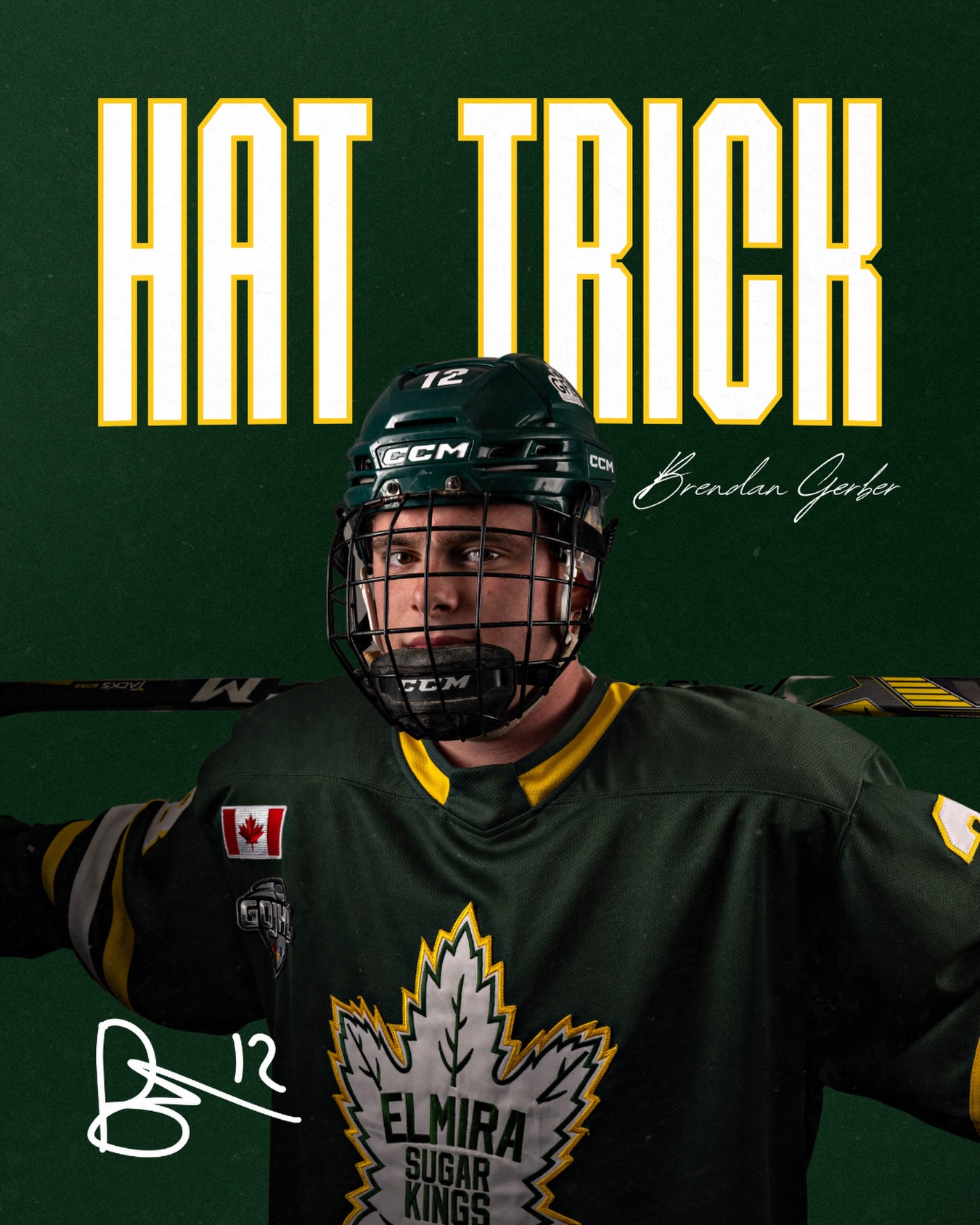 THATS A HATTY FOR GERBER!! 🚨🚨🚨

#elmirasugarkings #gohl #proudtobeaking